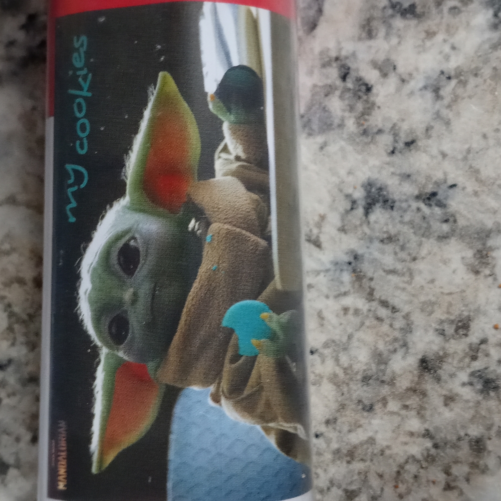 Baby Yoda my cookies poster it is 34 in by 22